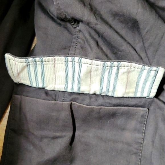 BURBERRY Brown Hoodie Nova Check Duffle Jacket Buffalo Horn Buttons Size XS/S - Picture 9 of 16